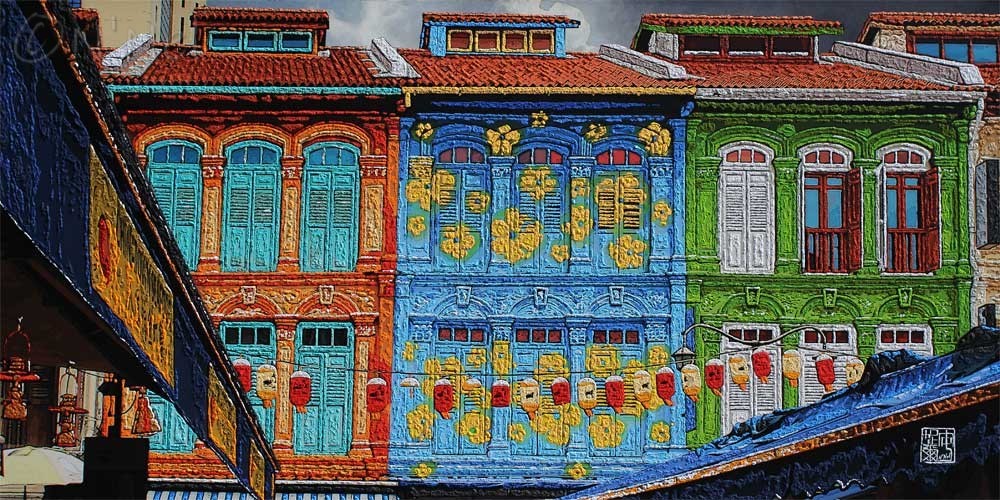 Singapore Shophouses-Nathalie LAOUE