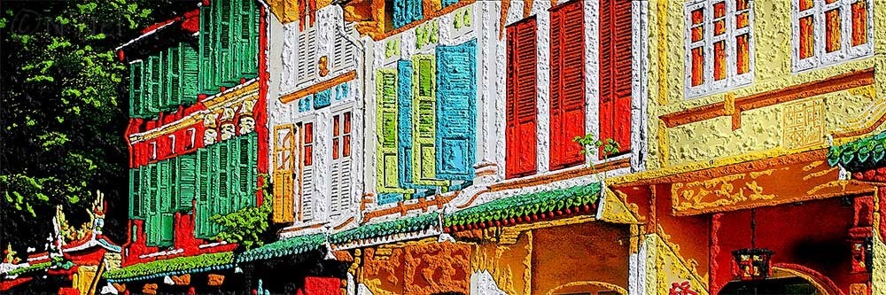 Singapore Shophouses-Nathalie LAOUE