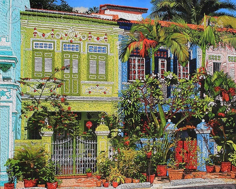 Singapore Shophouses-Nathalie LAOUE