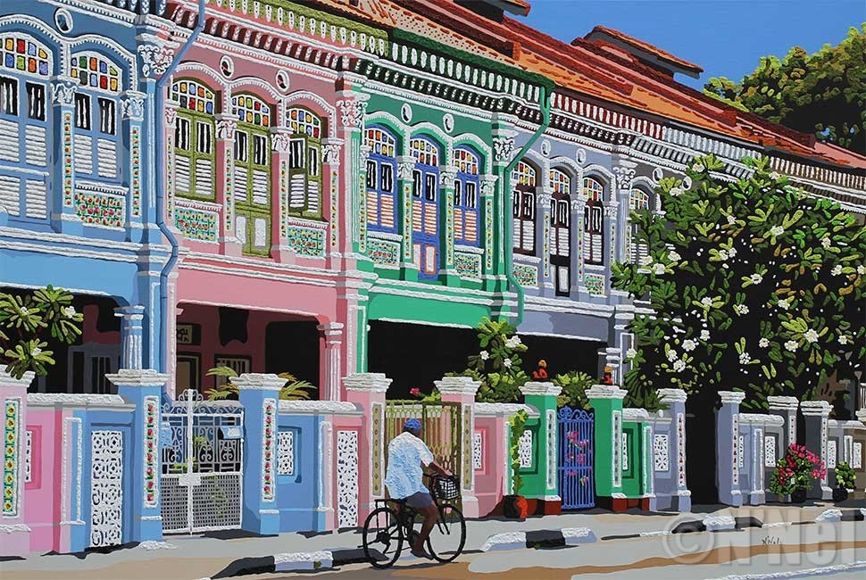 Singapore Shophouses-Nathalie LAOUE