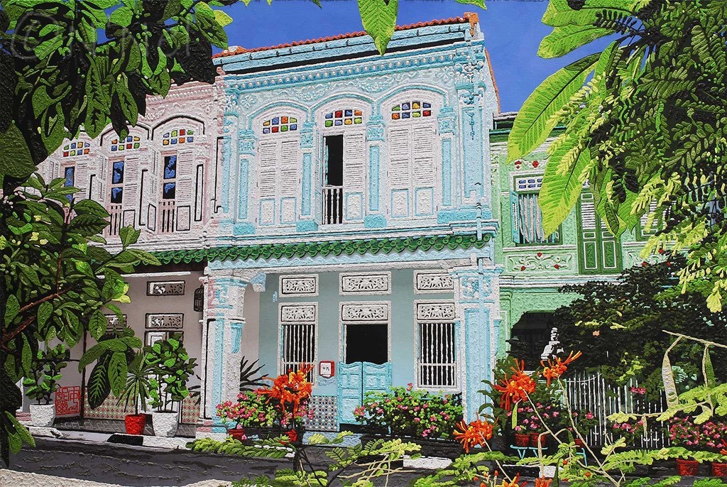 Singapore Shophouses-Nathalie LAOUE