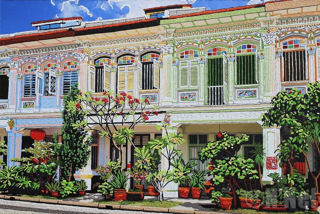 Singapore Shophouses-Nathalie LAOUE