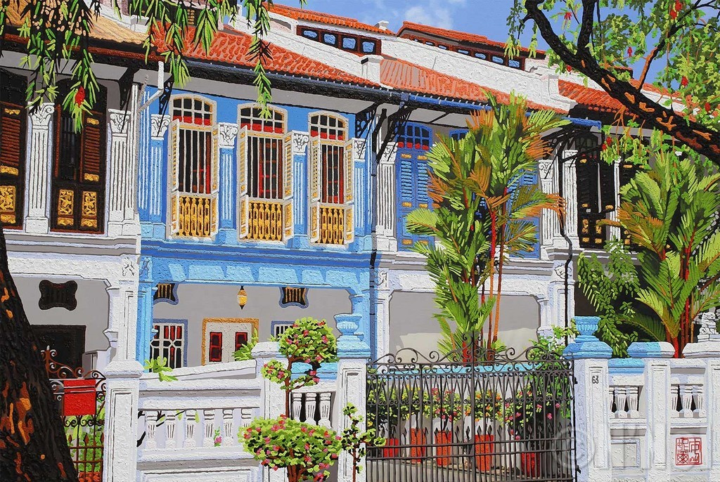 Singapore Shophouses-Nathalie LAOUE