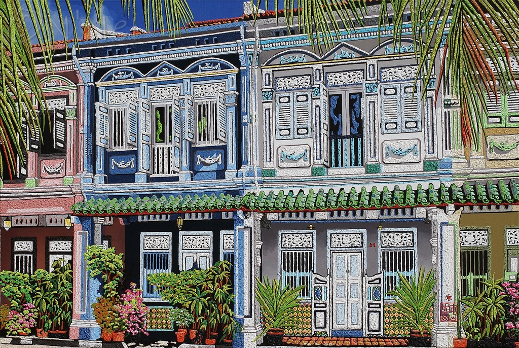 Singapore Shophouses-Nathalie LAOUE