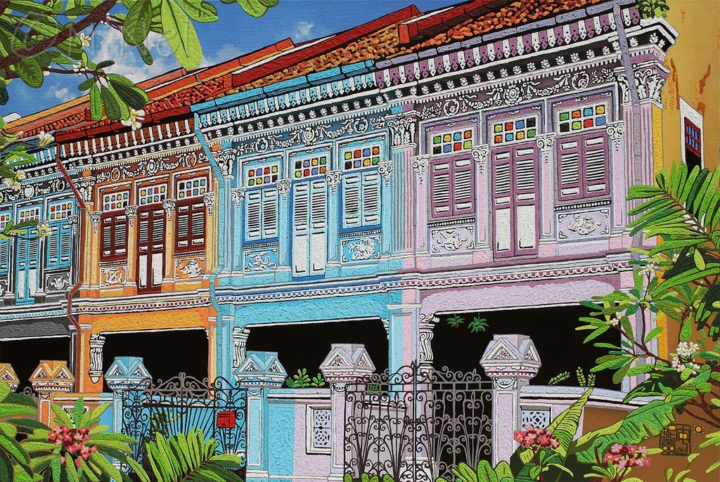 Singapore Shophouses-Nathalie LAOUE