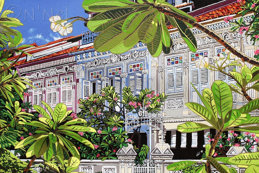 Singapore Shophouses-Nathalie LAOUE