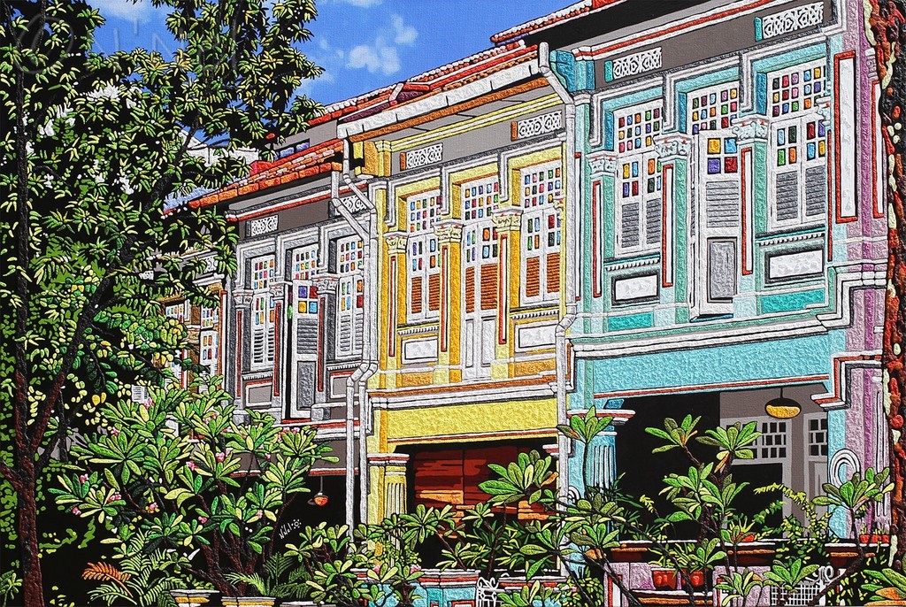 Singapore Shophouses-Nathalie LAOUE