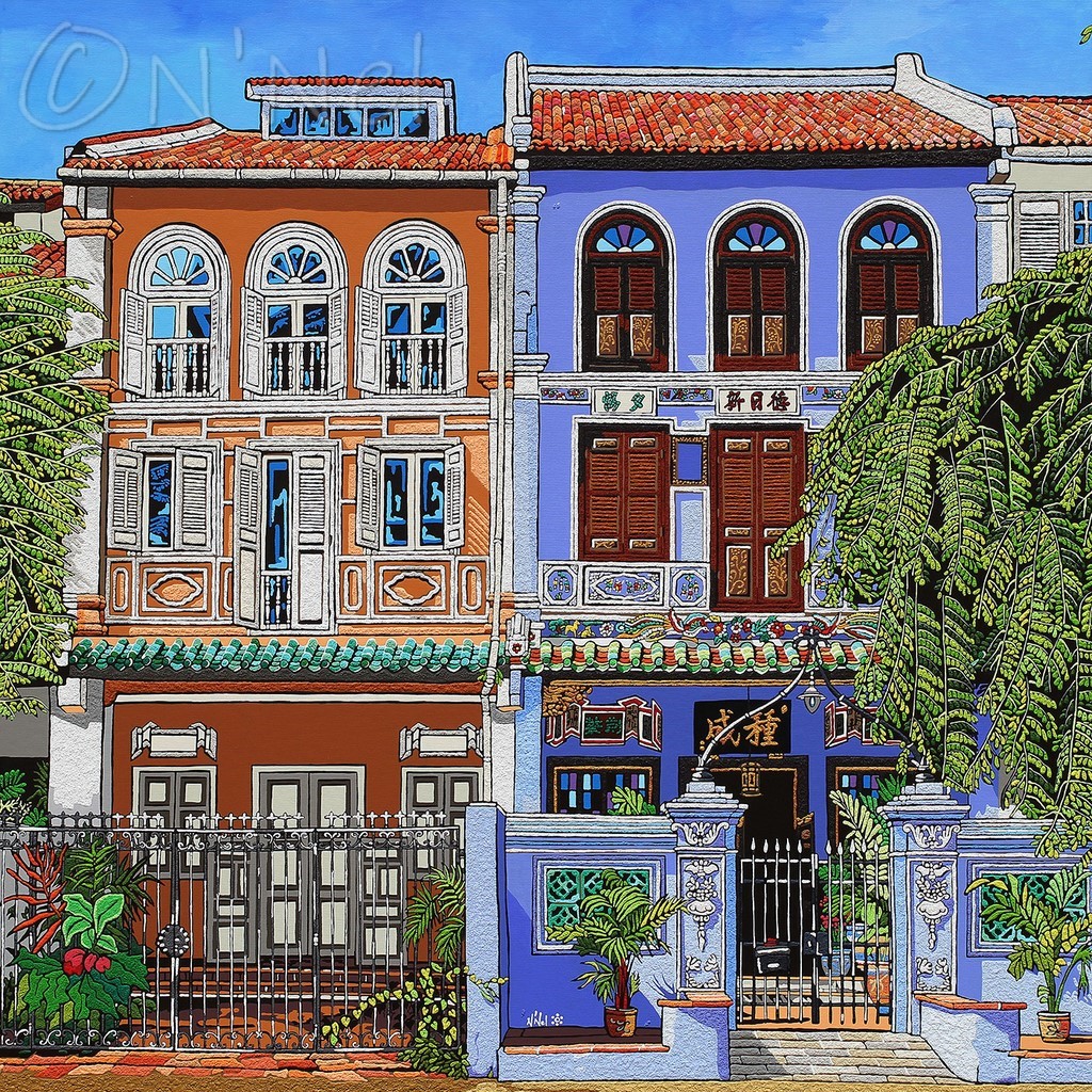 Singapore Shophouses-Nathalie LAOUE