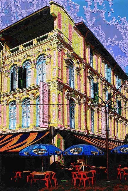 Singapore Shophouses-Nathalie LAOUE