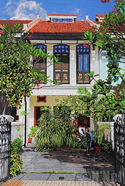 Singapore Shophouses-Nathalie LAOUE