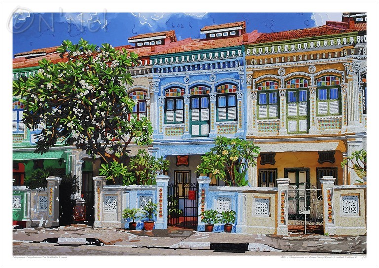 Singapore Shophouses-Nathalie LAOUE