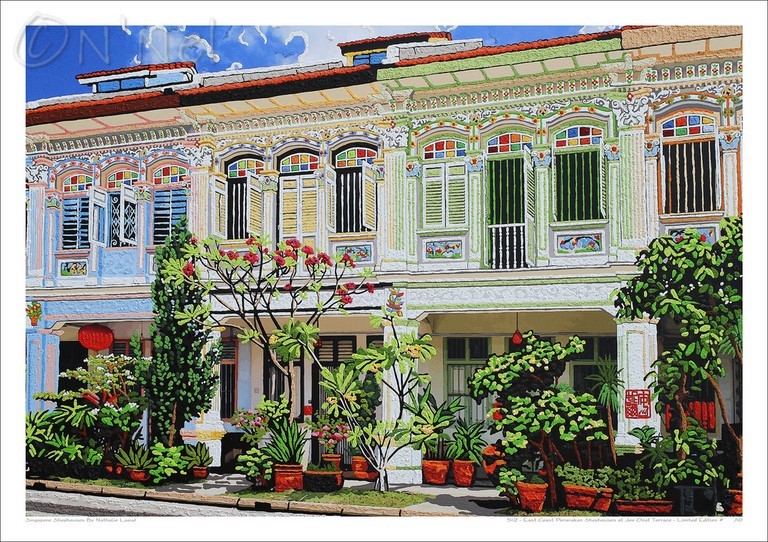 Singapore Shophouses-Nathalie LAOUE