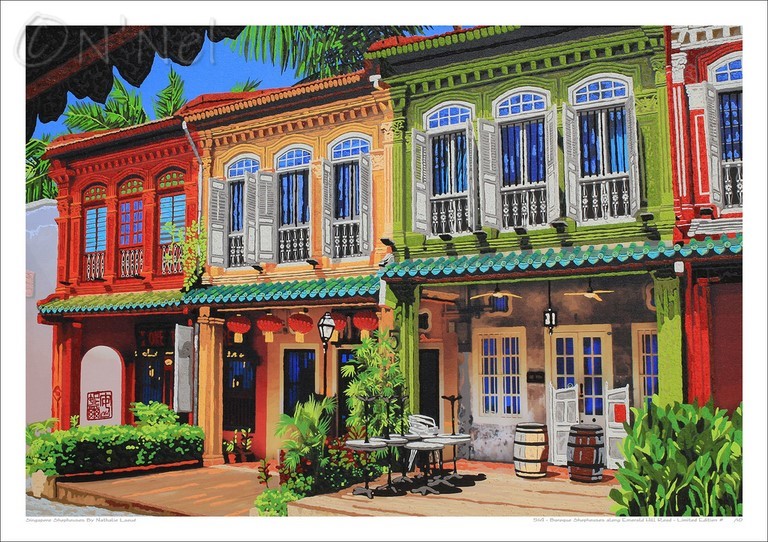 Singapore Shophouses-Nathalie LAOUE