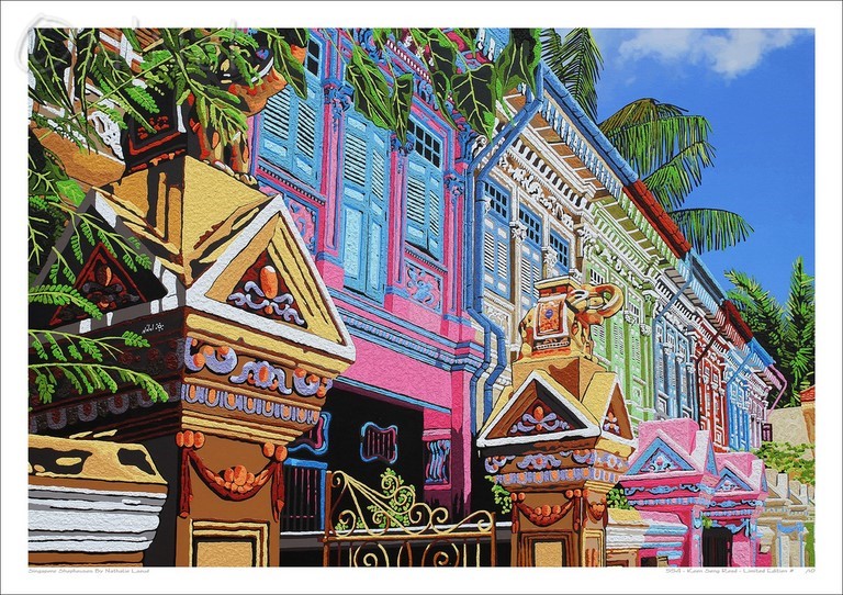 Singapore Shophouses-Nathalie LAOUE