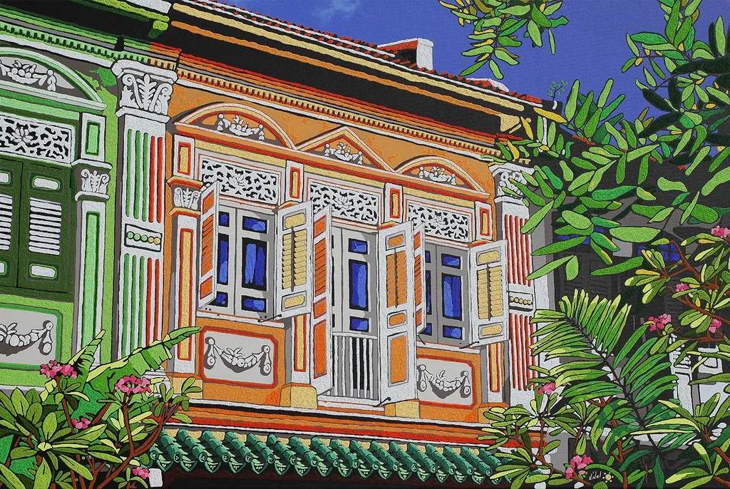 Singapore Shophouses-Nathalie LAOUE