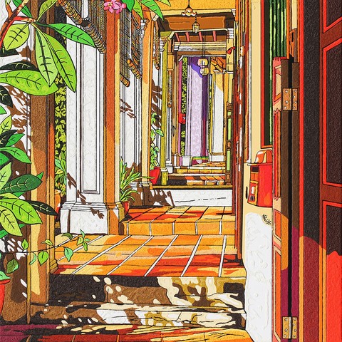Singapore Shophouses-Nathalie LAOUE