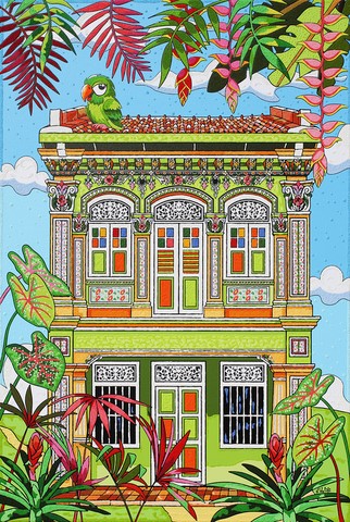 Singapore Shophouses-Nathalie LAOUE